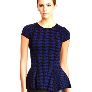 Torn By Ronny Kobo Peplum Top